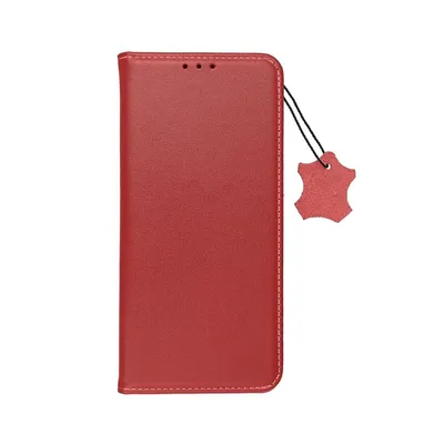 Produktbild von SMART PRO leder book passend für IPHONE 15 rotwein