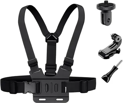 Productafbeelding van Borstriem houder voor actiecamera, verstelbaar, voor outdoor activiteiten