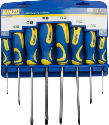 Produktbild von Schraubendreher Set 8-tlg. Schraubenzieher Satz Kreuz Schlitz magnetisch
