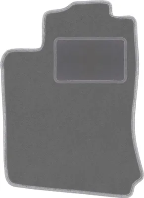 Produktbild von Fahrerfußmatte Velours graphit passend für Opel Vectra B (1996-2001, Fließheck, Limousine, Kombi, Liftback) – mit Befestigungen – passgenau