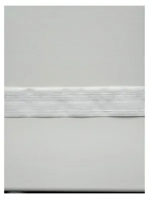 Produktbild von Universal Gardinenband, Kräuselband, 100% Polyester, Weiß, 10 m, Breite 40 mm
