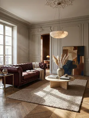 Teppich Natur rechteckig im modernen Wohnzimmer Einrichtungsidee_#sku_SAF503119380214-SAF503119380215-SAF503119380216#