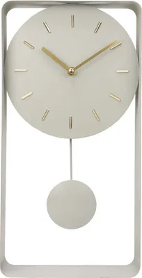 Immagine prodotto di SensaHome Orologio da parete Copenhagen - Orologio a pendolo moderno nordico scandinavo - Design scandinavo - Orologio moderno - Ø20 cm - Verde