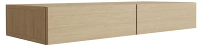 Produktbild von Hängender Schminktisch, Eiche geölt, 100 x 39,6 x 16 cm