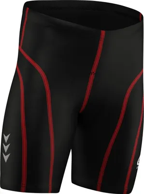 Produktbild von Radhose Fahrradhose Radlerhose Gepolsterte Coolmax (Polyesterfasern) Radler-Shorts, Größe:S, Farbe:Rot