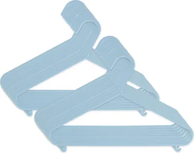 Produktbild von Bieco Kinderkleiderbügel 16 St Trend blau, Länge ca 30cm | Baby Kleiderbügel | Kinder Kleiderbügel | Baby Bügel Kleiderbügel Kinder baby organiser kinder bügel baby größentrenner baby