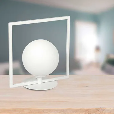 Produktbild von Fabas Luce Sirio LED Tischleuchte Eckig, Farbe:Schwarz