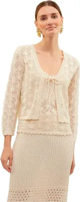 Produktbild von Vero Moda Newverena 3/4 Strickjacke Beige M Damen Beige M