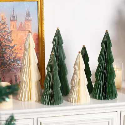 Productafbeelding van Set van 6 Kerstdecoraties in 3D Papier