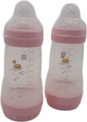 Produktbild von MAM Easy Start Anti Colic Babyflasche 2er Set Silikonsauger Flaschen Baby