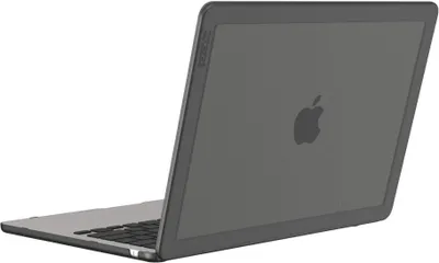 A laptop case for a MacBook Air is shown from a rear-angled view against a white background.