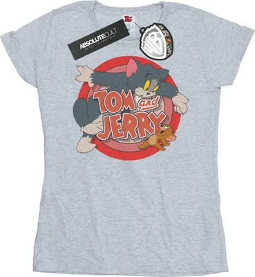 Produktbild von Tom and Jerry - "Catch" T-Shirt für Damen BI741 (M) (Grau)