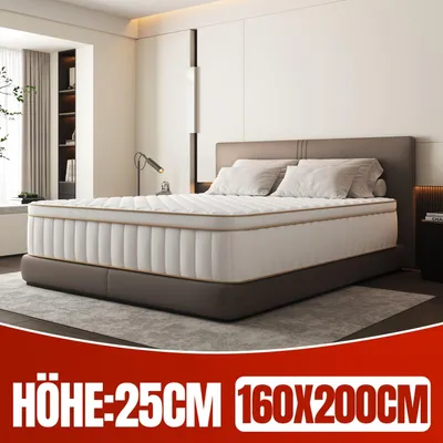 Productafbeelding van Pocketvering Matras - Matras - Donsmatras - Springmatras - Ergonomisch Matras - 120x200 cm