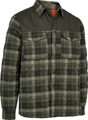Produktbild von Deerhunter Elbert gefütterte Hemdjacke Herren (Green Check) Größe 4XL