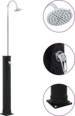 Obrázok produktu pre Solárna sprcha čierna 214 cm 20 l