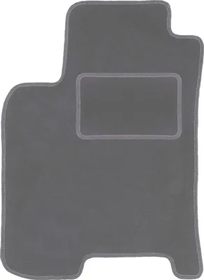 Produktbild von Fahrerfußmatte Velours graphit passend für Chevrolet Lacetti (2003-2012, Schrägheck, Limousine) – mit Befestigungen – passgenau