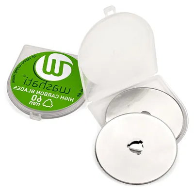 Produktbild von 10 Stück 60 mm Rollschneiderklingen, Rundklingen für Stoffschneider