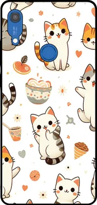 Produktbild von Smartphonica Telefon Fall geeignet für Huawei Y6S mit Katze drucken - TPU zurück Abdeckung Fall Katze Design