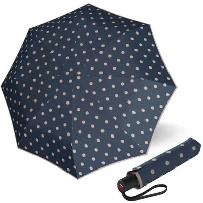 Obrázek produktu pro Knirps KNIRPS A.200 MEDIUM Dot Art Ocean - elegantní dámský plnoautomatický deštník