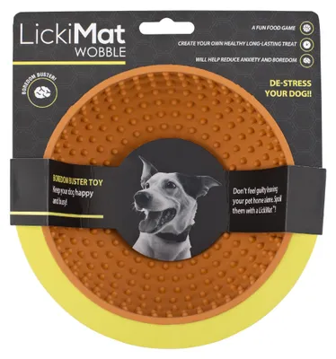 Obrázok produktu pre LickiMat Miska z kaučuku 8x16,5cm oranžová