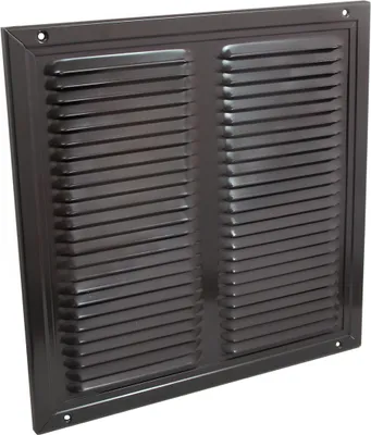Produktbild von Lüftungsgitter LG 3030 MGS-B Lamellengitter Braun 300 x 300mm Zuluft Abluftgitter