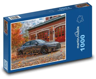 Obrázek produktu pro Puzzle 1000 Auto před hasičárnou - martinpuzzle