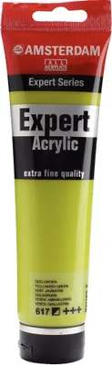 Immagine prodotto di Vernice acrilica Amsterdam Serie Expert in tubetto 150 ml - Giallo verde 617
