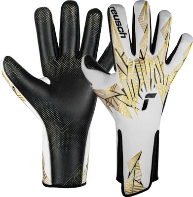 Immagine prodotto di Reusch Torwarthandschuh Pure Contact GluePrint Strapless mit Negative Cut 1131 bianco / oro / nero 8,5
