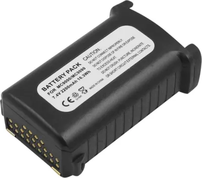 Image de Avizar, batterie de rechange Symbol MC9000/MC9090 7,4 V 2200 mAh Li-Ion, noir