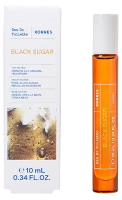 Produktbild von KORRES BLACK SUGAR Eau de Toilette für Damen Reisegröße, floraler, süßer, luxuri