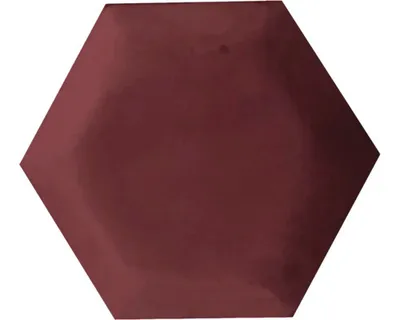 Immagine prodotto di Pannello acustico imbottito a parete Riwiera 59 esagono bordeaux