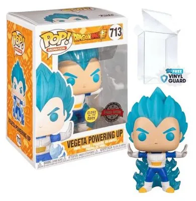 Immagine prodotto di Dragon Ball Super - Vegeta Powering Up 713 Edizione speciale che si illumina al buio - Funko Pop! - Figurina in vinile
