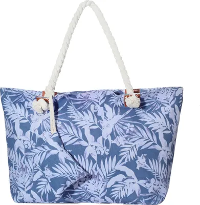Produktbild von Große Strandtasche Shopper mit Reißverschluss - Florales St Tropez