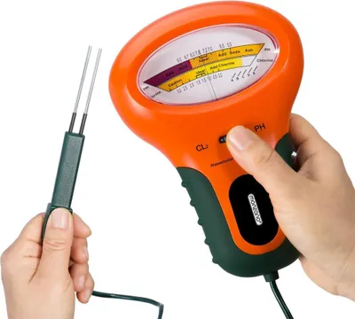 Obrázek produktu pro Elektrický tester vody pro pH a chlór, 18x12x5cm