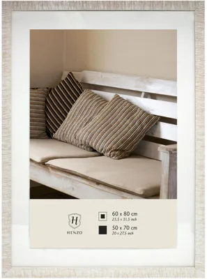 Produktbild von Henzo Driftwood Bilderrahmen 60x80 Weiß