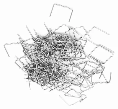 Image de Kit de réparation pour pare-chocs de voiture, 100 pièces, agrafes de soudure prédécoupées de 0,8 mm, modèle « S »