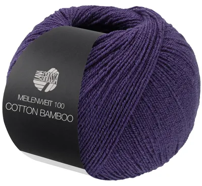 Produktbild von Lana Grossa - Meilenweit 100g Baumwolle Bamboo 0041 violett