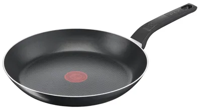 Productafbeelding van Tefal Easy Cook & Clean B55508, Ronde, universele koekenpan, zwart, titanium, aluminium, 1 stuk