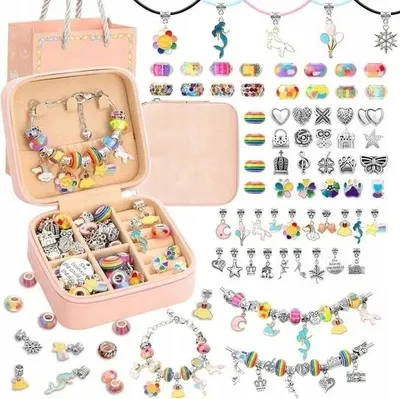 Produktbild von XBAY Kreativ-Set Armband Halskette Kinder Charms Schmuckbasteln
