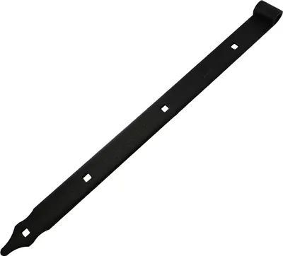 Produktbild von Ladenband schwarz ohne Kloben · 600 x 35 x 4 mm · verschiedene Größen · Torband · Verschluss · Zaunbeschlag