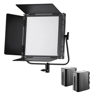 Zdjęcie produktu dla Walimex Pro 21379 Soft LED 520 Brightlight Bi-Color Set schwarz