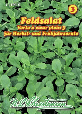 Artikelbild 1 von 'Feldsalat Dunkelgrüner vollherziger 3' aus der Kategorie Feldsalatsamen
