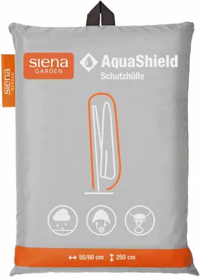 Produktbild von Obal na dáždnik AquaShield Traffic Light 55/60xH250 cm svetlo šedý, 100% polyester