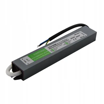 Obrázek produktu pro MasterLED LED transformátor 12 V DC 30 W 2,5 A Slim transformátor vodotěsný IP67 napájecí zdroj pro LED pásky pro venkovní použití