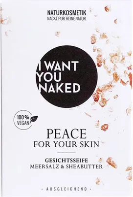 Image de Savon pour le visage - Peace For Your Skin Sel de mer&Beurre de karité 100g