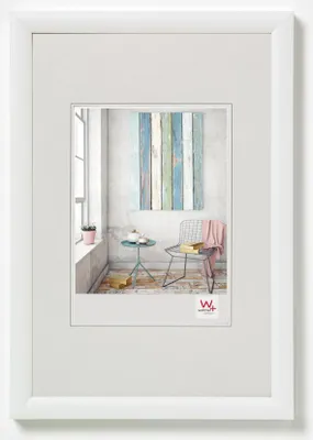 Productafbeelding van Walther Trendstyle, wit, 40x50 cm, kunststof. Artikelnummer: KP050W