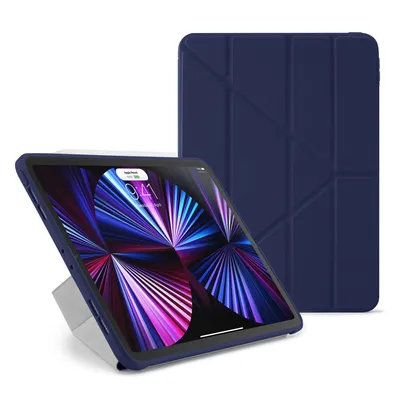 Zdjęcie produktu dla Etui ochronne Pipetto Original Origami No1 do iPad Pro 11 (2022/2021/2020/2018), ciemnoniebieskie