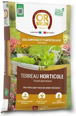 Obrázek produktu pro Kompost pro pěstování v květináčích NEBO BRUN OBRTHOR35N 35 L