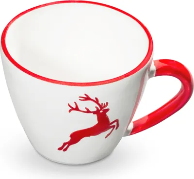 Obrázok produktu pre Gmundner Keramik Rubinroter Hirsch Cappuccino cup 0,16 ltr.