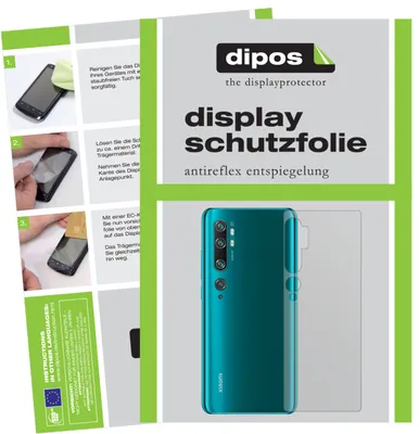 Obrázek produktu pro 2x ochranná fólie displeje pro Xiaomi Mi Note 10 Lite zadní matná ochranná fólie displeje dipos